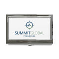 Summit Global Financial Metal Business Card Holder