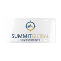 Vanity License Plate - Summit Global Investments