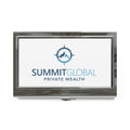 Summit Global Private Wealth Metal Business Card Holder
