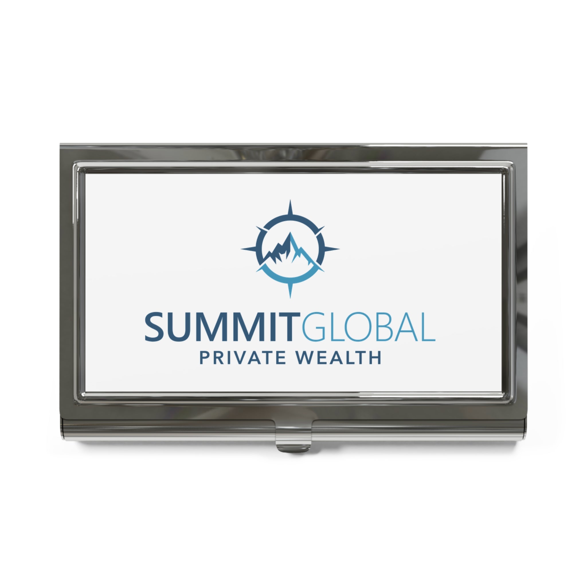 Summit Global Private Wealth Metal Business Card Holder