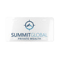 Vanity License Plate - Summit Global Private Wealth