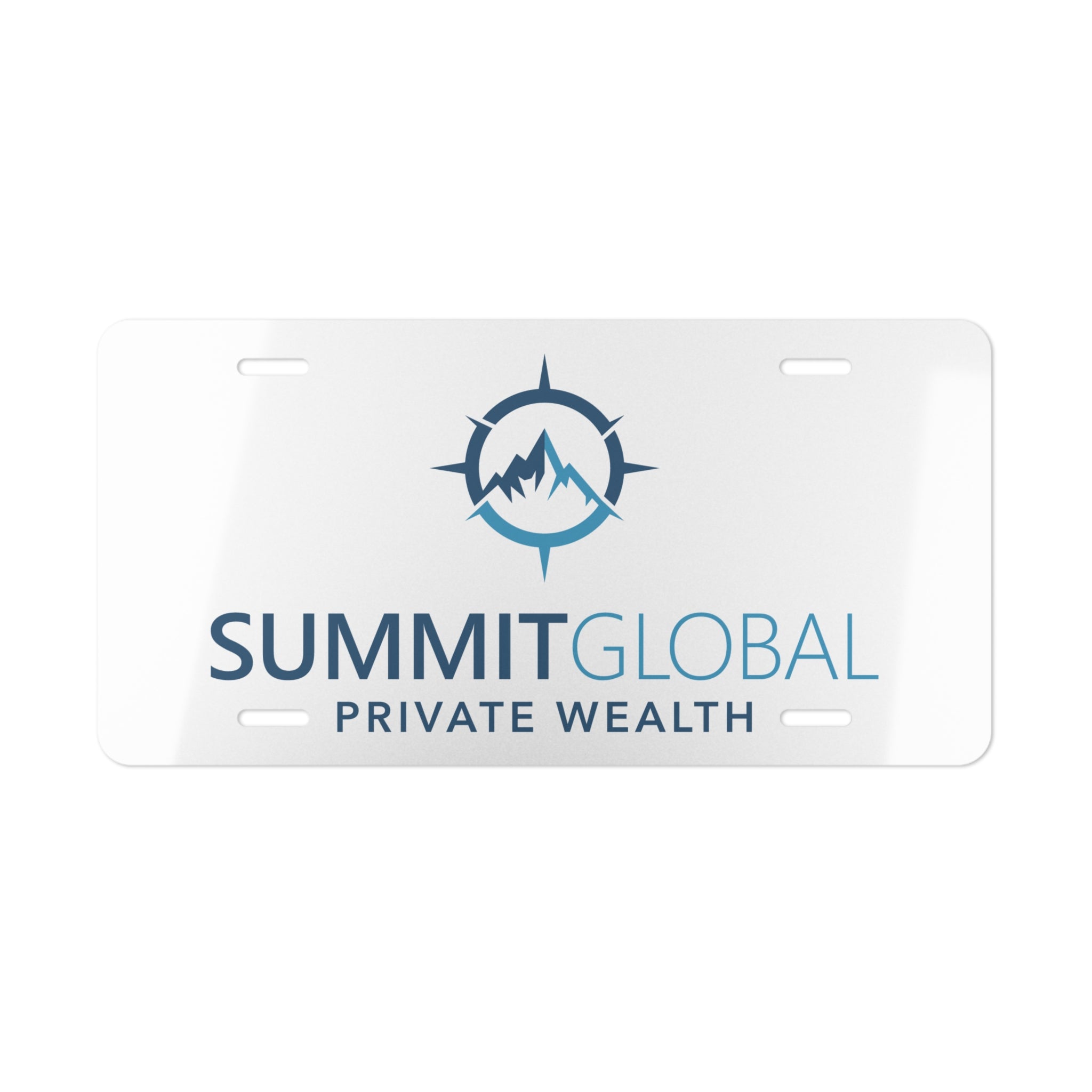 Vanity License Plate - Summit Global Private Wealth