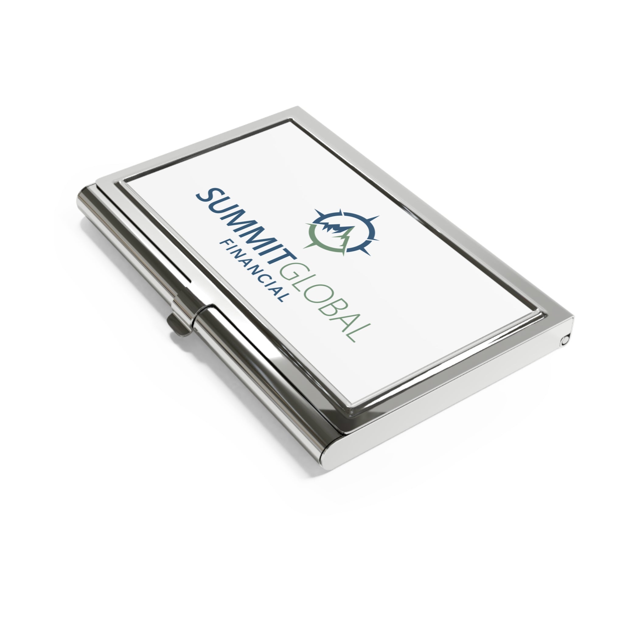 Summit Global Financial Metal Business Card Holder
