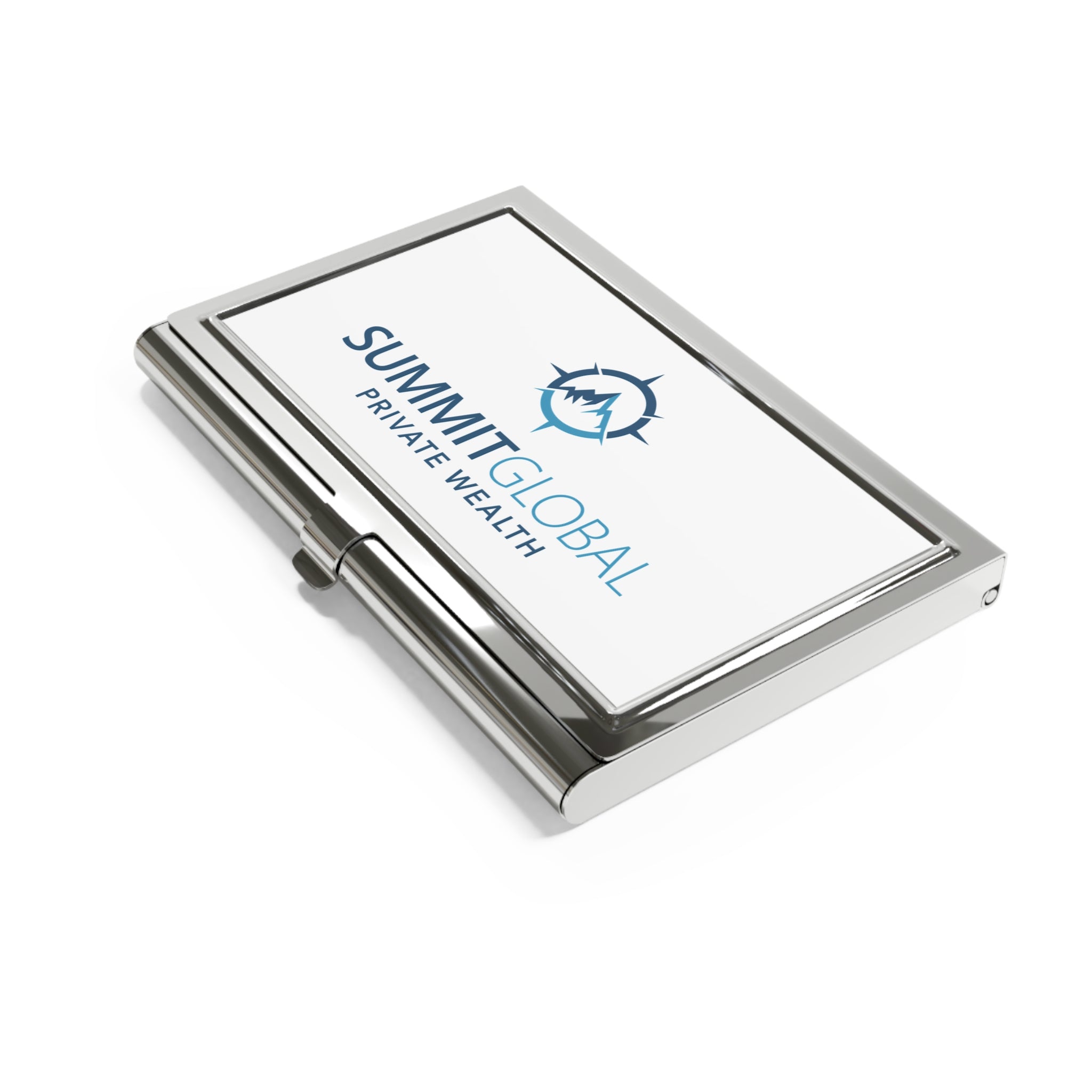 Summit Global Private Wealth Metal Business Card Holder