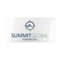 Vanity License Plate - Summit Global Financial