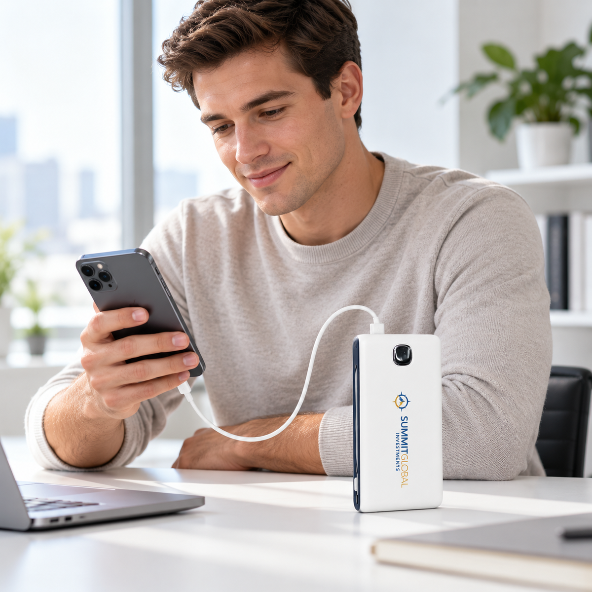 Summit Global Pro Wireless Power Bank 10,000 mAh