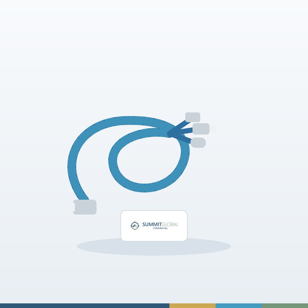 Summit Global Financial 3-in-1 braided charging cable