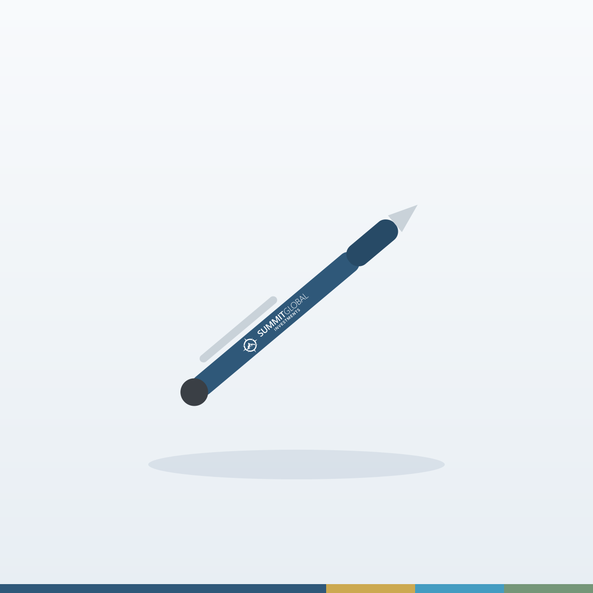 Summit Global Investments soft-touch stylus gel pen