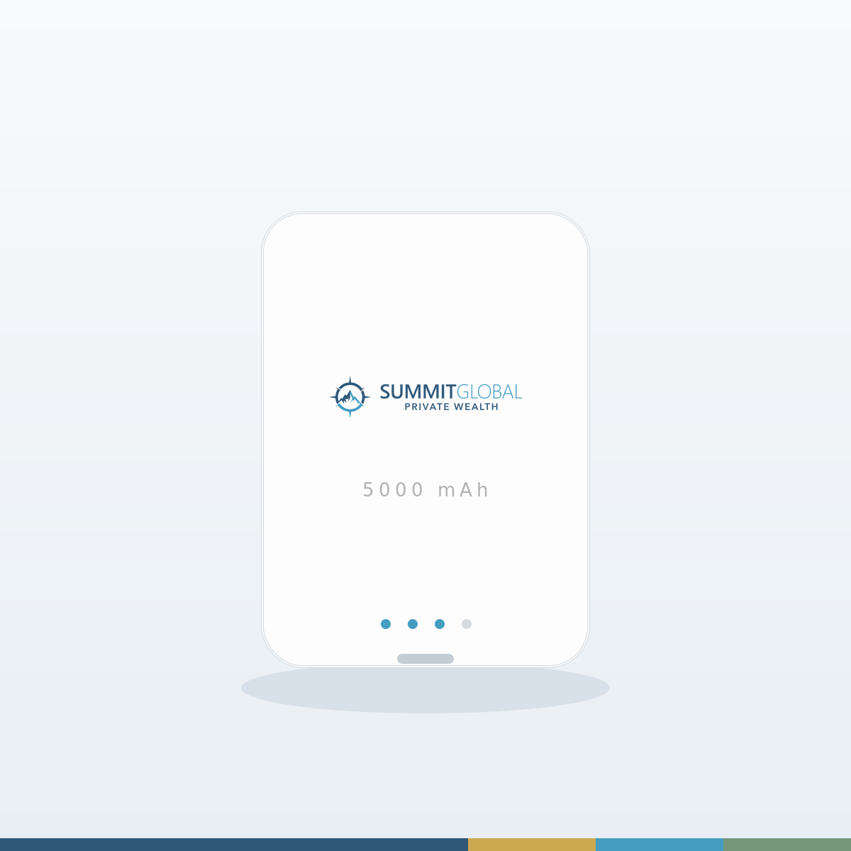 Summit Global Private Wealth slim power bank