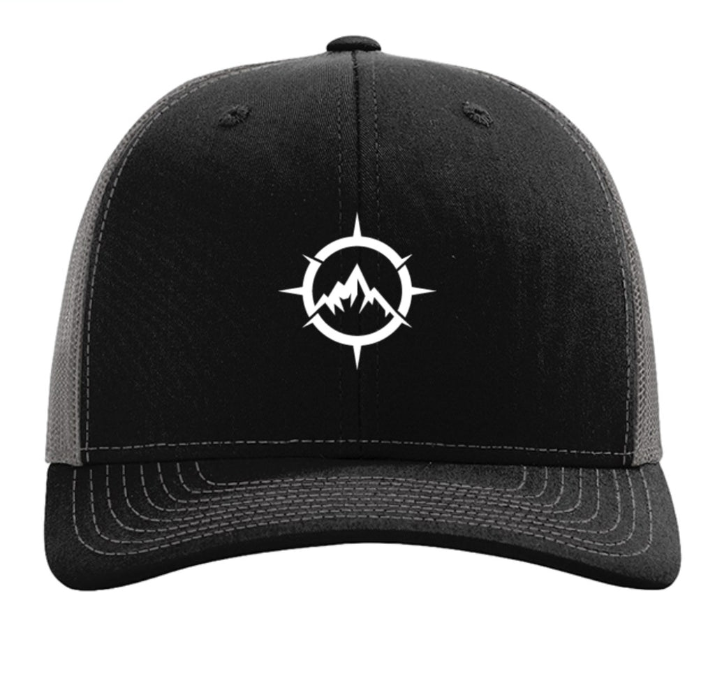 Summit Global Richardson 112 trucker hat in Black/Charcoal