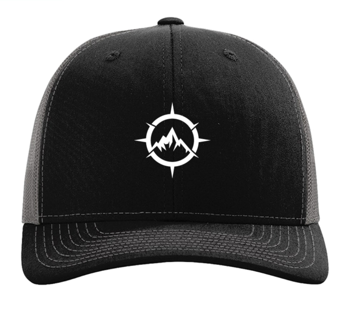 Summit Global Richardson 112 trucker hat in Black/Charcoal