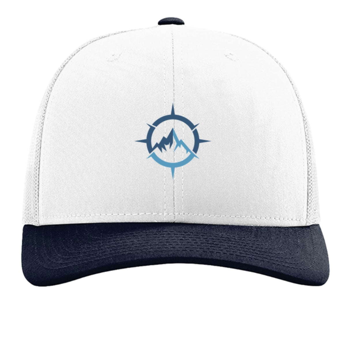 Summit Global Richardson 112 trucker hat in White/Navy
