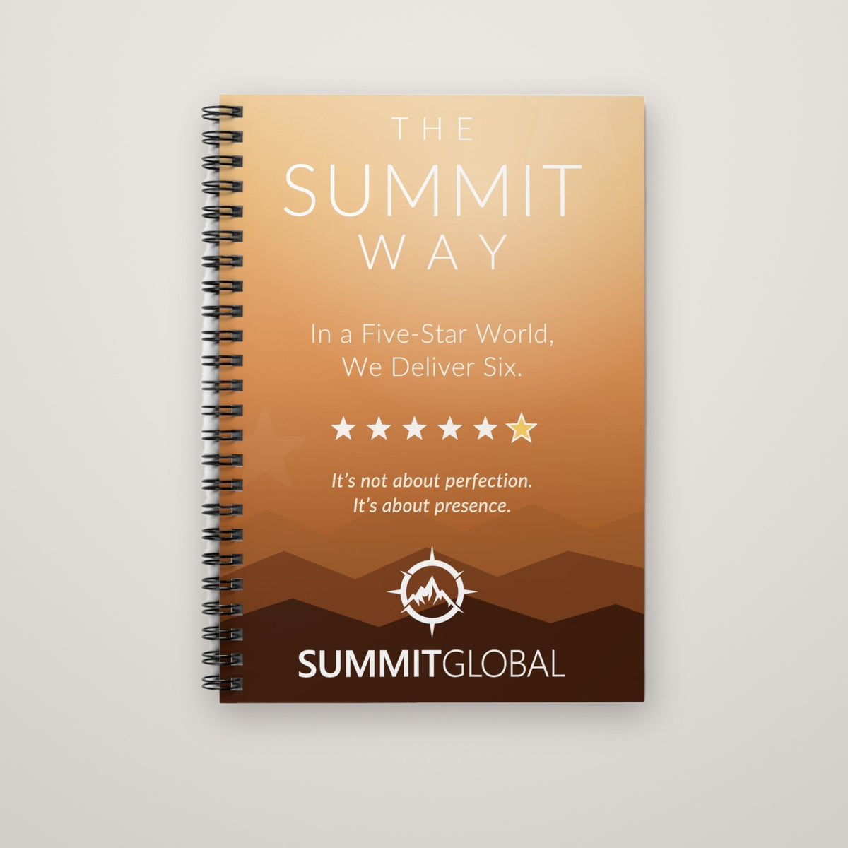 Summit Global spiral notebook