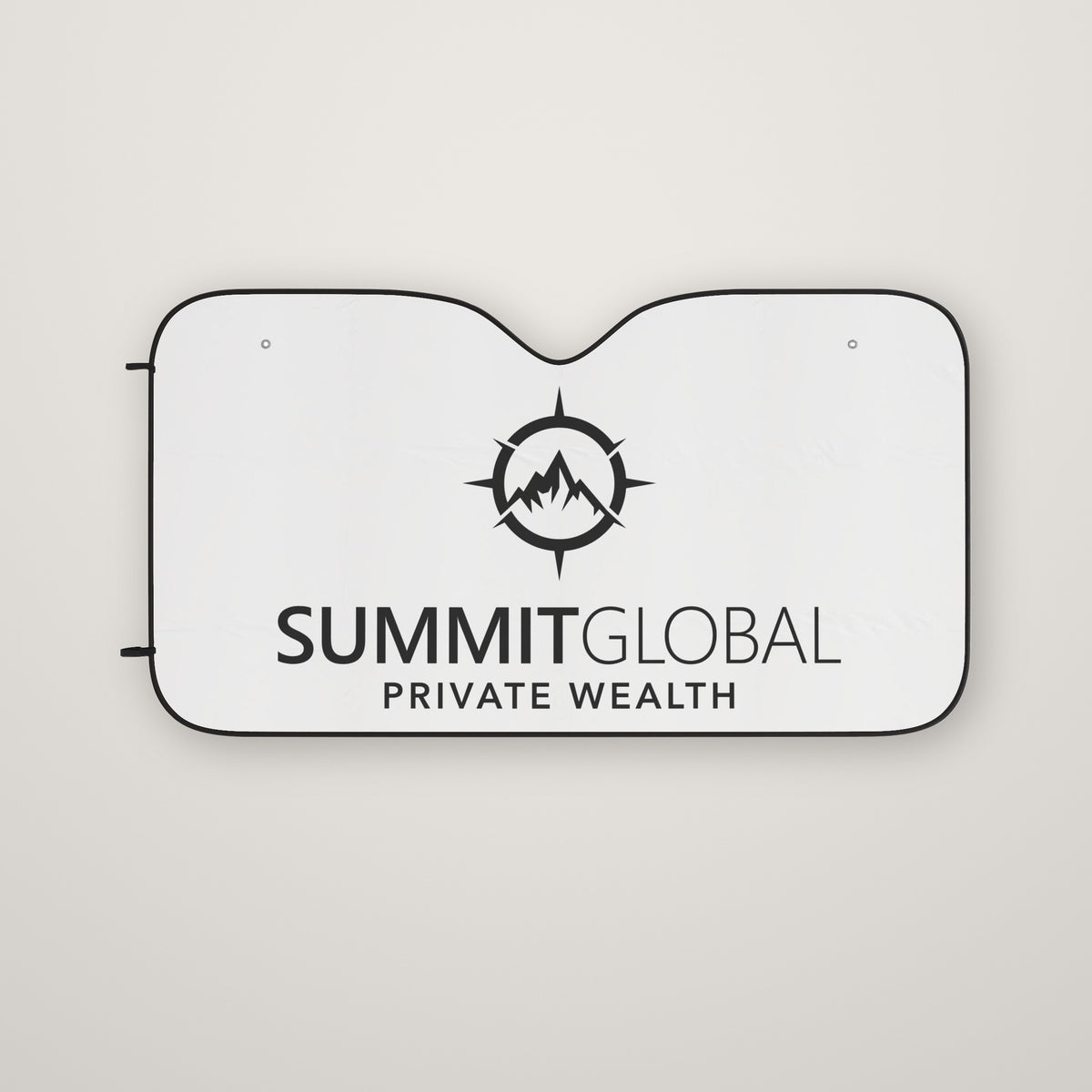 Summit Global Private Wealth car sun shade