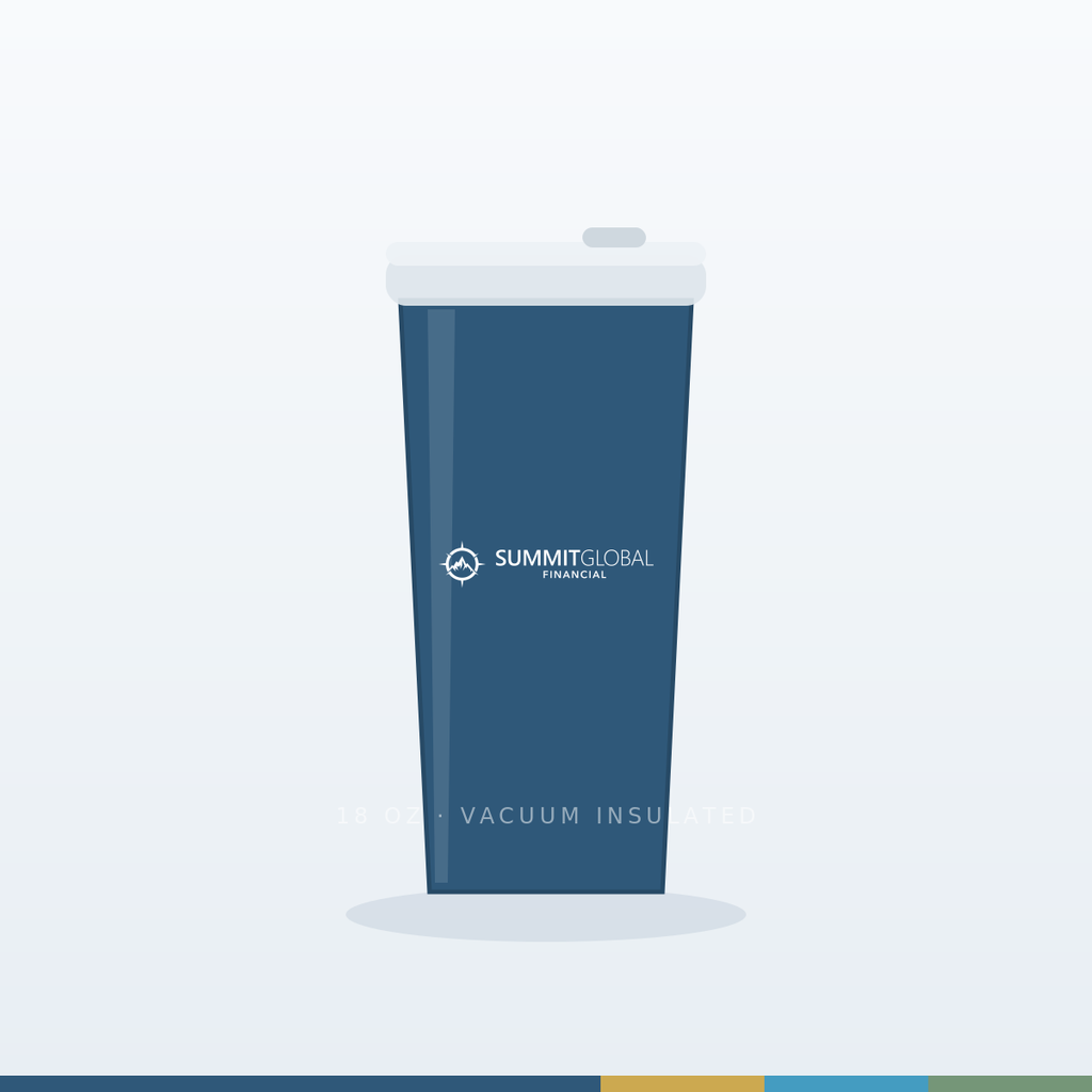 Summit Global Financial 18 oz vacuum insulated tumbler