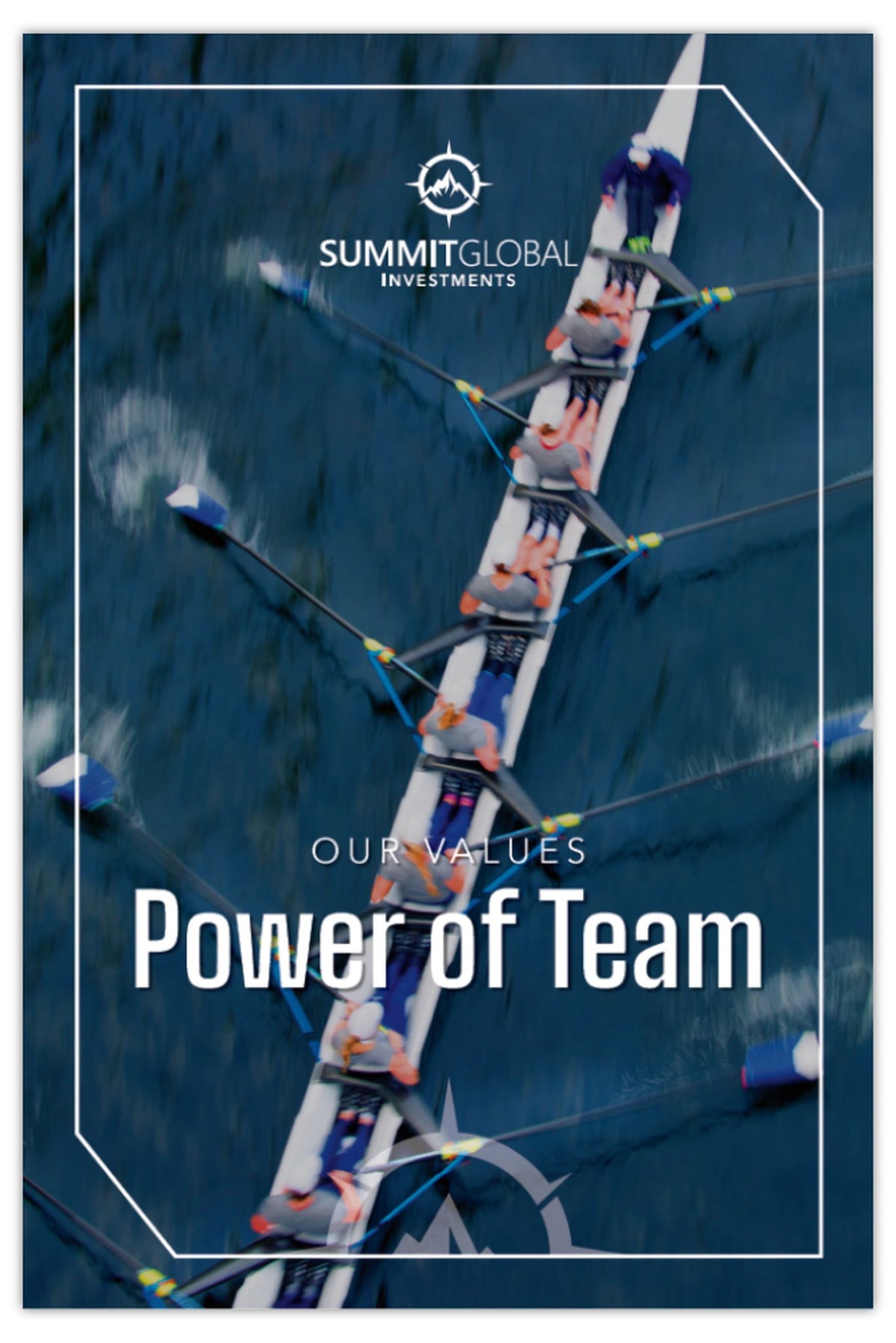 Values Poster – Power of Team (Rowing)